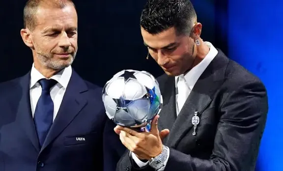 Cristiano Ronaldo Receives Special Award From UEFA For His Legacy